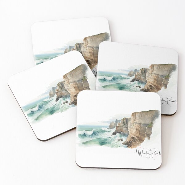 Item preview, sea cliff designed and sold by Waterprintscomp.