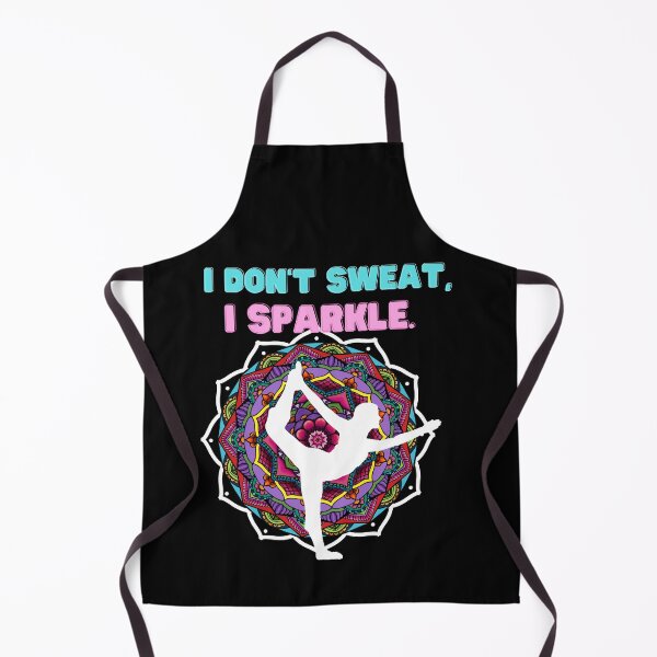 Item preview, Yoga-I don’t sweat, I sparkle. designed and sold by MikoMiko-kokoro.