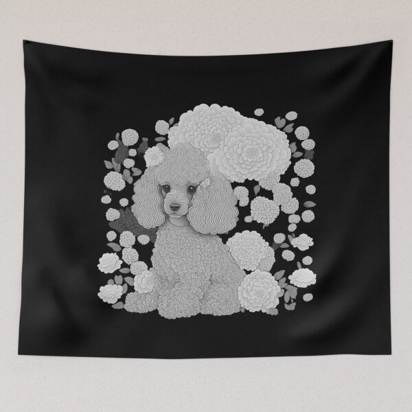 Item preview, Poodle Elegance - Sophisticated and Stylish Companion designed and sold by Hadesiaq.