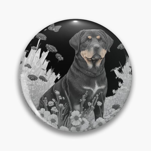 Item preview, Rottweiler Power - Fierce and Fearless Guardian designed and sold by Hadesiaq.