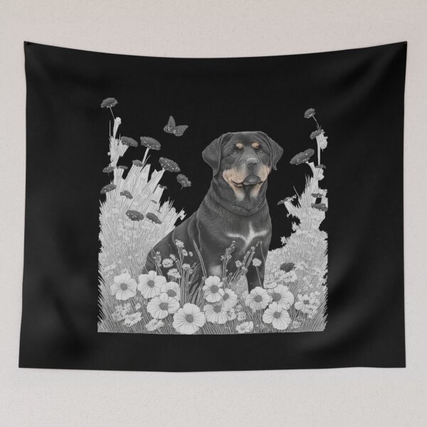 Item preview, Rottweiler Power - Fierce and Fearless Guardian designed and sold by Hadesiaq.
