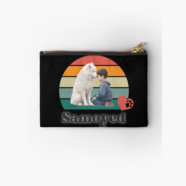Item preview, Samoyed retro sunset, perfect for anyone that loves samoyed dogs designed and sold by Vindbult.