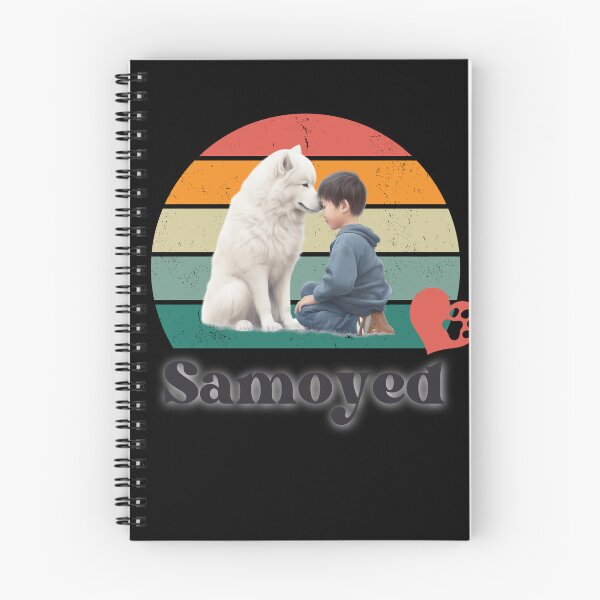 Item preview, Samoyed retro sunset, perfect for anyone that loves samoyed dogs designed and sold by Vindbult.