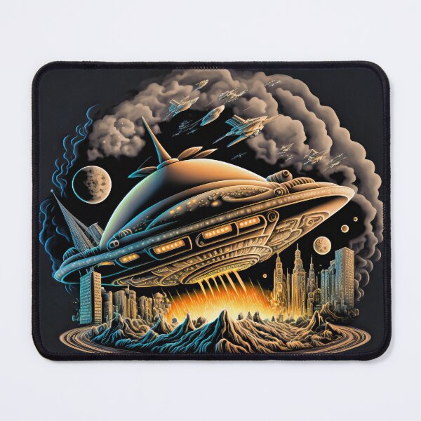 Item preview, UFO designed and sold by Stroka-AI-Art.