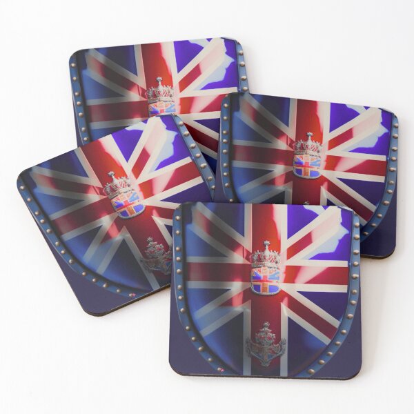 Item preview, United Kingdom Royal Shield Flag designed and sold by oldtimesss.