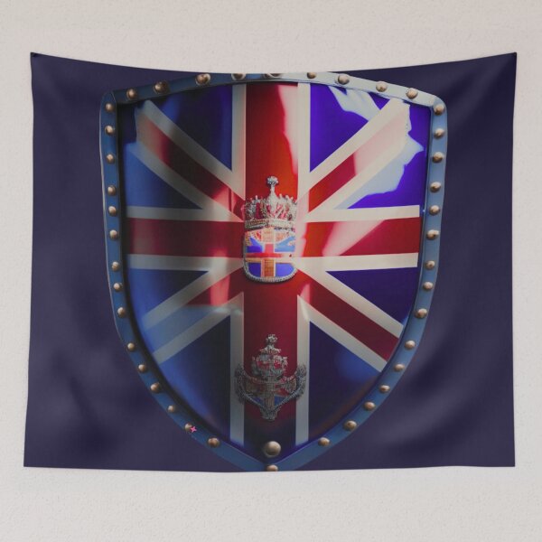Item preview, Bandera del escudo real del Reino Unido designed and sold by oldtimesss.