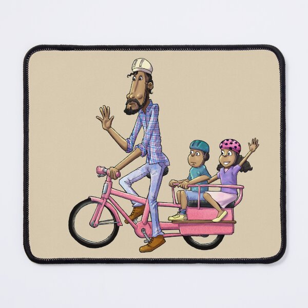 Item preview, long-tail cargo bike load of kids designed and sold by John Cooper.