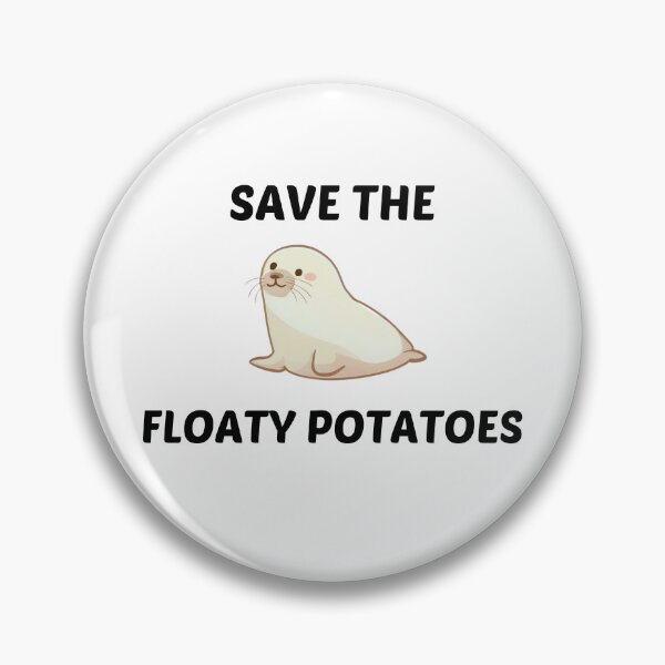 Artikelvorschau, Save The Floaty Potatoes Lustige Seekuh entworfen und verkauft von DizzyShirts1.