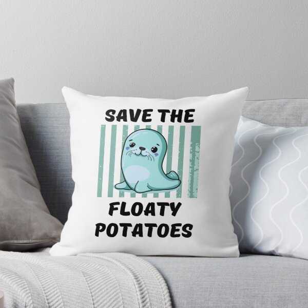 Item preview, Save The Floaty Potatoes Funny Manatee designed and sold by DizzyShirts1.