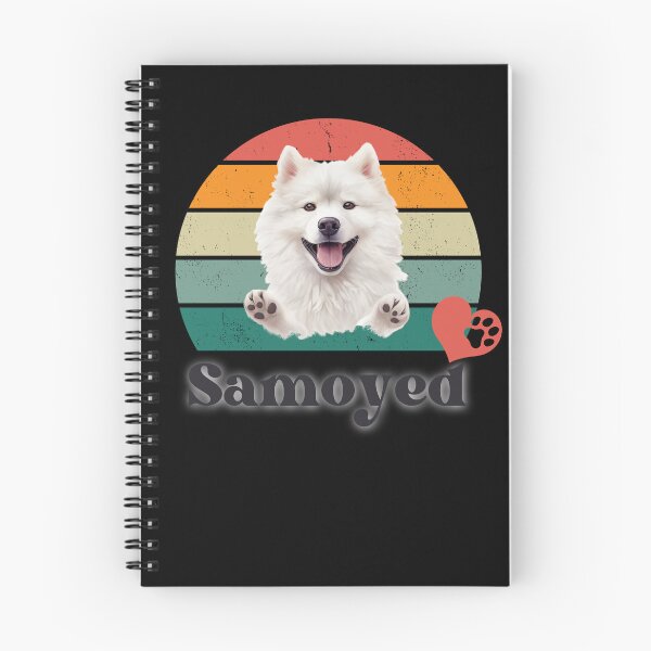 Item preview, Samoyed retro sunset, perfect for anyone that loves samoyed dogs designed and sold by Vindbult.