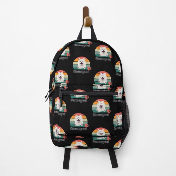 Item preview, Samoyed retro sunset, perfect for anyone that loves samoyed dogs designed and sold by Vindbult.
