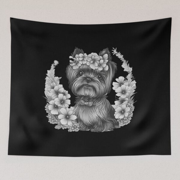 Item preview, Yorkie Delight - Tiny but Mighty Charm designed and sold by Hadesiaq.