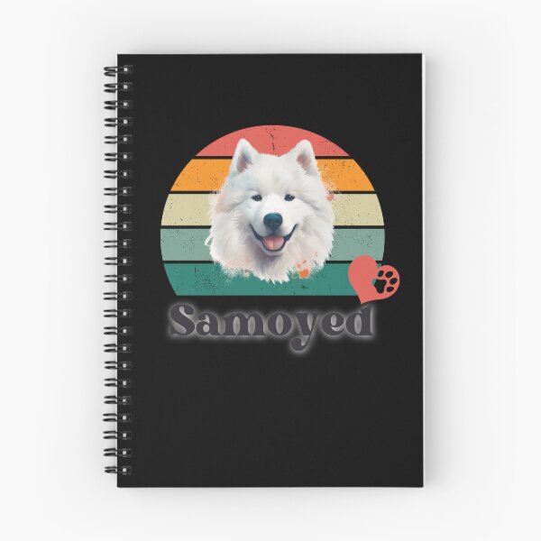 Item preview, Samoyed retro sunset, perfect for anyone that loves samoyed dogs designed and sold by Vindbult.