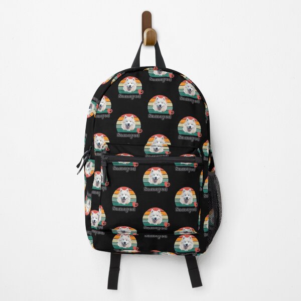 Item preview, Samoyed retro sunset, perfect for anyone that loves samoyed dogs designed and sold by Vindbult.