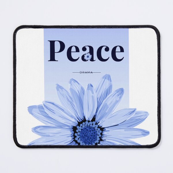 Item preview, Peace over drama blue designed and sold by MehmudArtdesign.