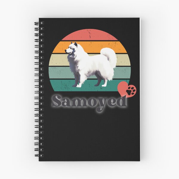 Item preview, Samoyed retro sunset, perfect for anyone that loves samoyed dogs designed and sold by Vindbult.