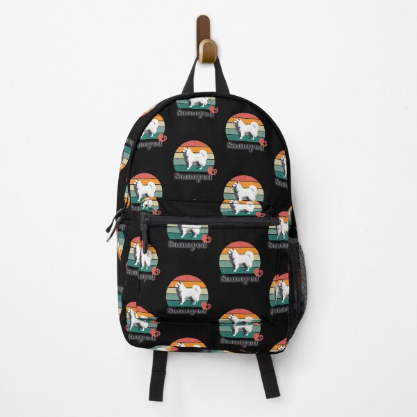 Item preview, Samoyed retro sunset, perfect for anyone that loves samoyed dogs designed and sold by Vindbult.