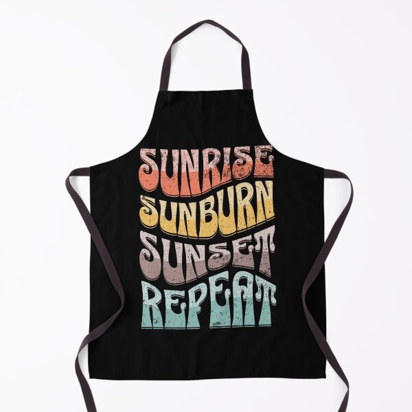 Item preview, Sunrise sunburn sunset repeat colorful text design designed and sold by BattaAnastasia.
