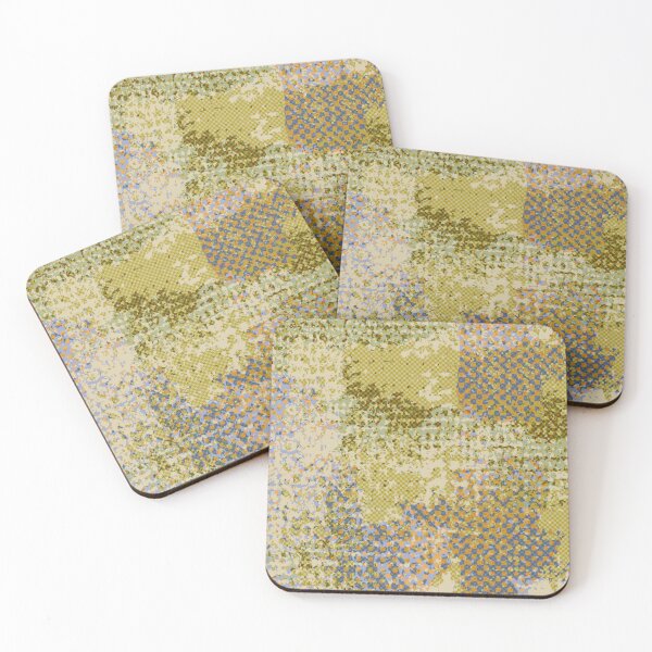 Item preview, Abstract dots yellow green designed and sold by Alessandro Remo Mazzoni Remotextiles.