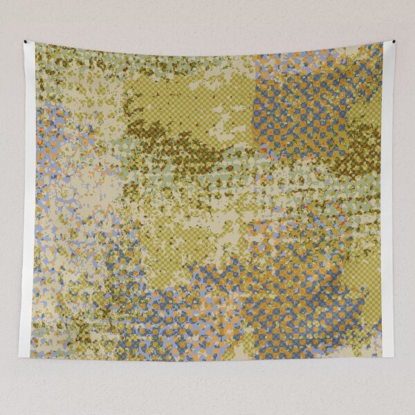 Item preview, Abstract dots yellow green designed and sold by Alessandro Remo Mazzoni Remotextiles.