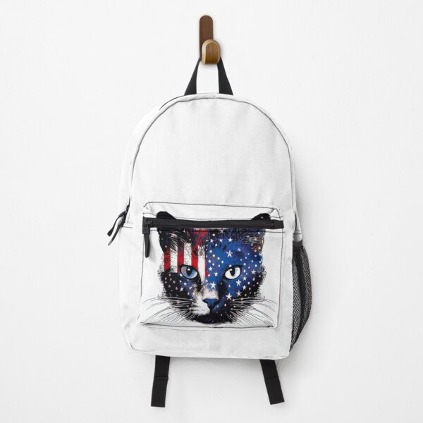 Item preview, "Feline Pride: Unleashing the Spirit of Cats and American Patriotism with our USA Flag Design" designed and sold by RvinJo8.