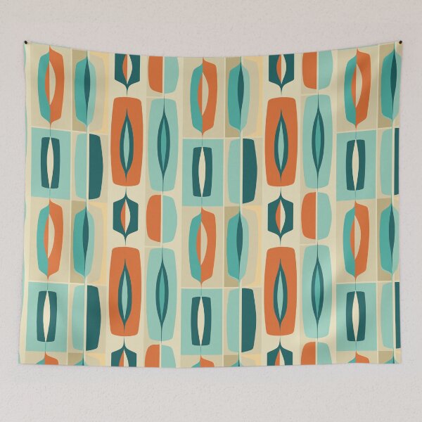 Item preview, The Ultra-Lounge: a Mid-Century Modern, retro textile pattern by DecoTiler designed and sold by DecoTiler.
