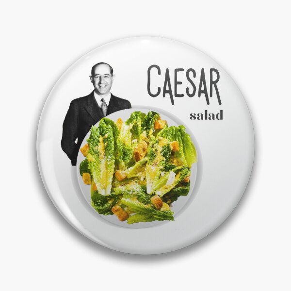 Artikelvorschau, Caesar-Salat, Caesar Cardini entworfen und verkauft von LindaLG.