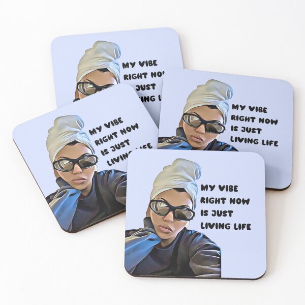 Item preview, Kourtney Kardashian Funny Meme My Vibe Right now is just Living Life designed and sold by QueensOfBravo.
