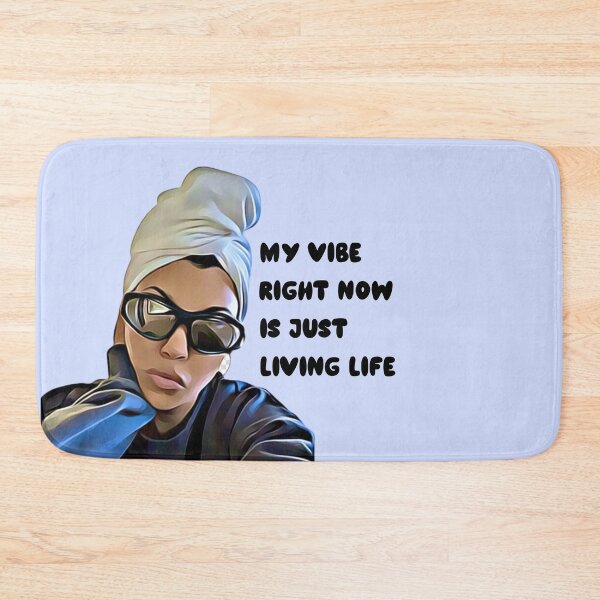 Item preview, Kourtney Kardashian Funny Meme My Vibe Right now is just Living Life designed and sold by QueensOfBravo.