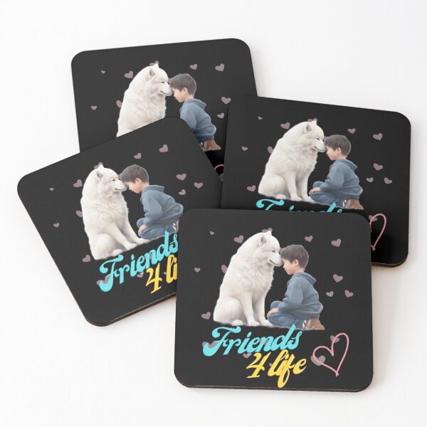 Item preview, Samoyed, Friendship, the most adorable best friend gift to a Samoyed Lover designed and sold by Vindbult.