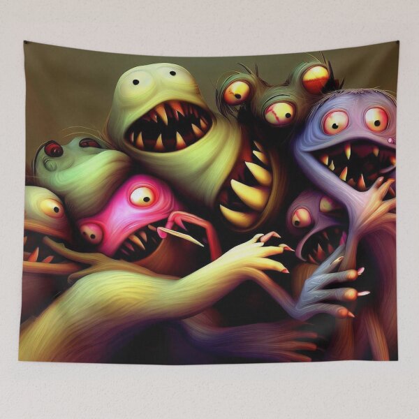 Item preview, Cute and sweet monsters for kids' family picture  designed and sold by JaroDesign2023.
