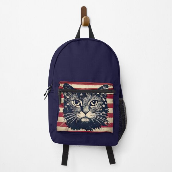 Item preview, "Cat Therian USA Flag: Patriotic Feline Pride Design for Cat Lovers and American Enthusiasts" designed and sold by RvinJo8.