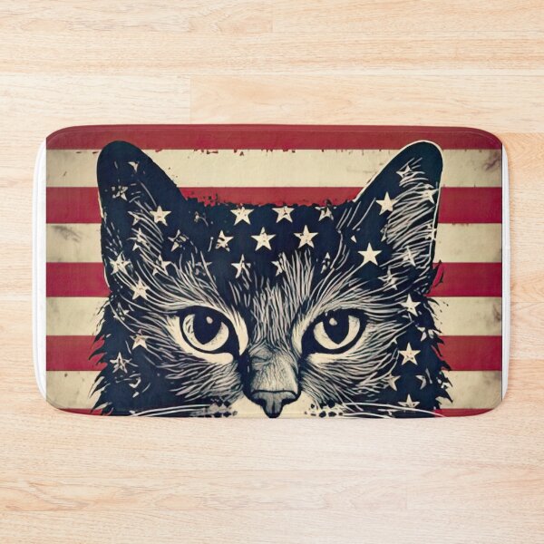 Item preview,  "Cat Therian USA Flag: Patriotic Feline Pride Design for Cat Lovers and American Enthusiasts" designed and sold by RvinJo8.