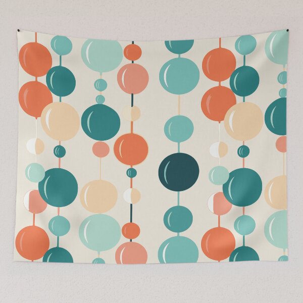 Item preview, The Effervescent: a Mid-Century Modern, retro textile pattern by DecoTiler designed and sold by DecoTiler.