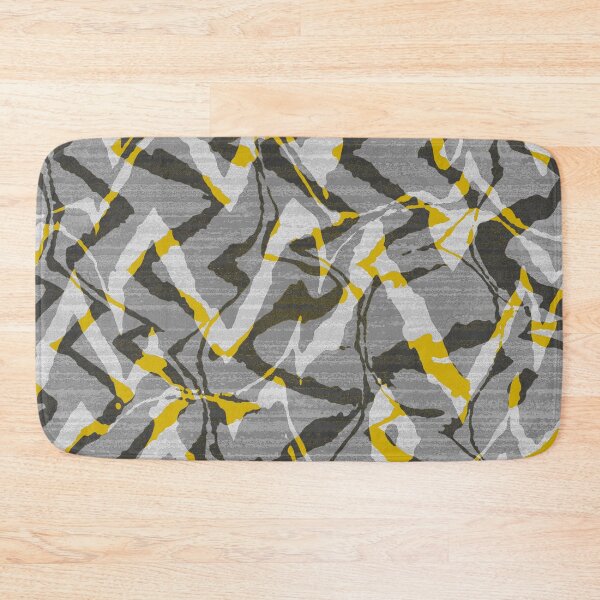 Item preview, Abstract zebra yellow designed and sold by Alessandro Remo Mazzoni Remotextiles.