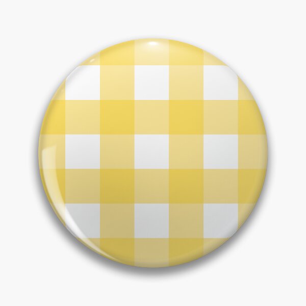 Item preview, Gingham white yellow designed and sold by Colorblizz.