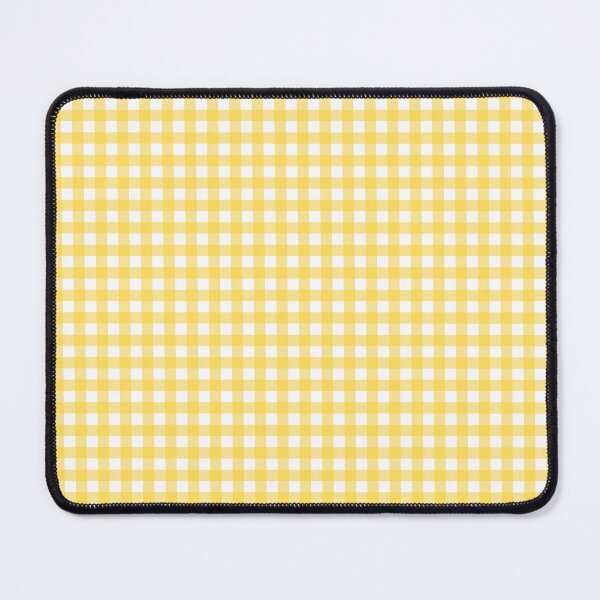Item preview, Gingham white yellow designed and sold by Colorblizz.