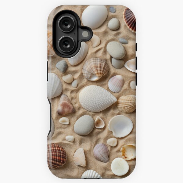 Item preview, Beach artwork pattern with sea shells and stones designed and sold by titur.