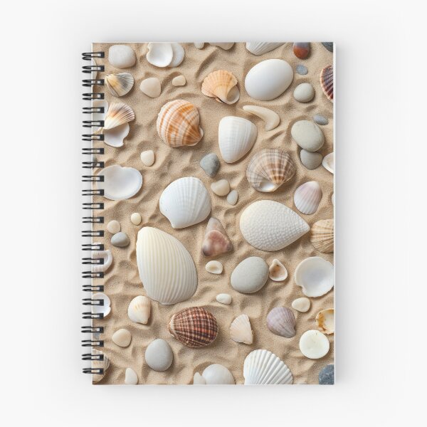 Item preview, Beach artwork pattern with sea shells and stones designed and sold by titur.