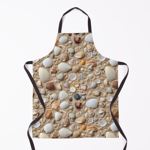 Item preview, Beach artwork pattern with sea shells and stones designed and sold by titur.