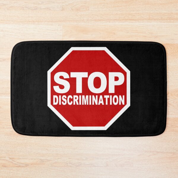 Item preview, Stop Discrimination (Stop Discriminating • Stop Road Sign • Viral Quote About Equal Rights) designed and sold by SassyClassyMe.