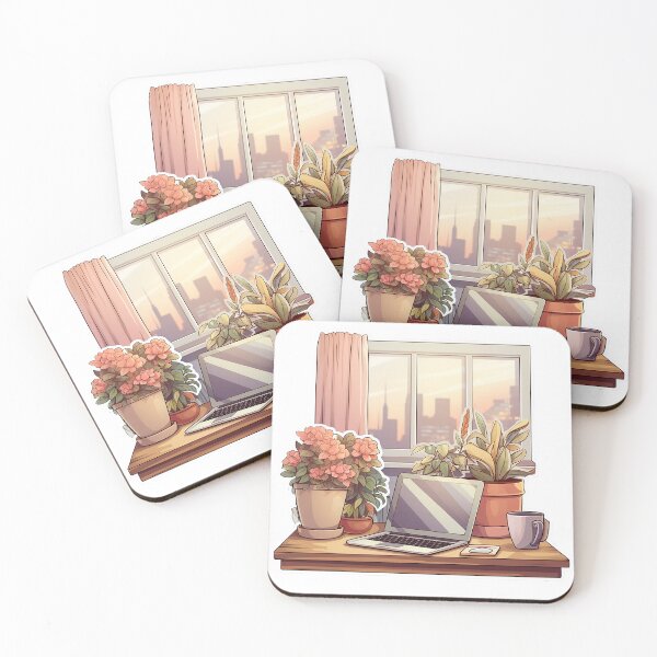 Item preview, Minimalistic Cozy Work From Home Sticker designed and sold by SamcroMike.