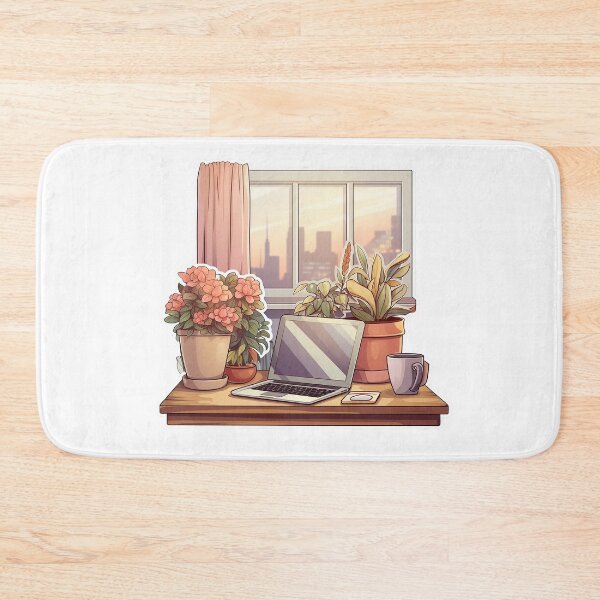 Item preview, Minimalistic Cozy Work From Home Sticker designed and sold by SamcroMike.