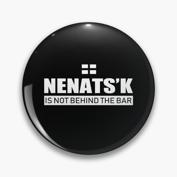 Item preview, Nenatsk Is Not Behind The Bar With ZSU Cross - Meme And AFU Symbol designed and sold by Aide.