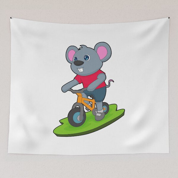 Aperçu de l'œuvre Mouse Bicycle créée et vendue par Snabdesign84.