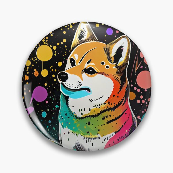 Item preview, Color Poppin' Shibe designed and sold by MoiiSohma.