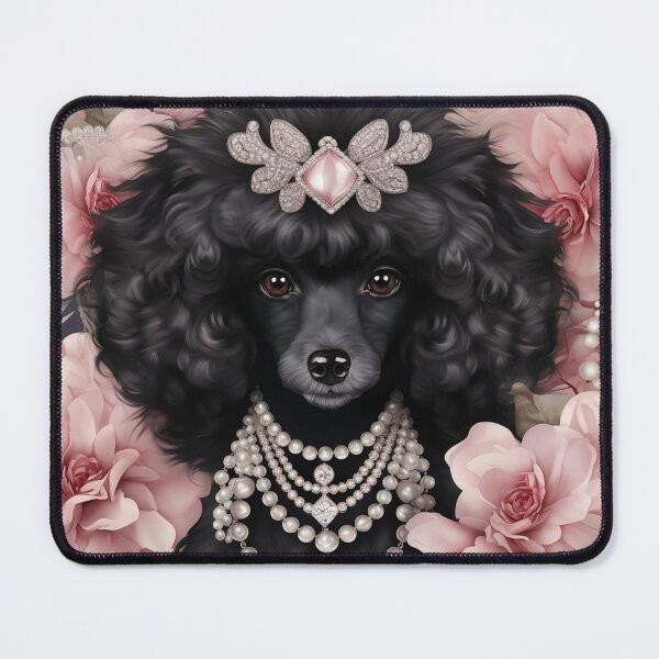 Item preview, Royal Black Poodle designed and sold by Nocturne Paws.