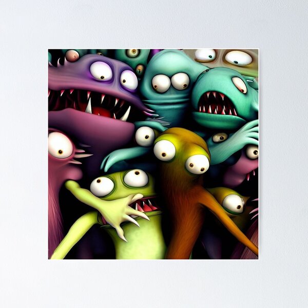 Item preview, Cute and sweet monsters for kids' family picture  designed and sold by JaroDesign2023.