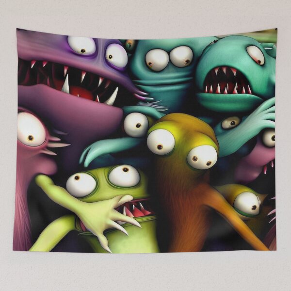 Item preview, Cute and sweet monsters for kids' family picture  designed and sold by JaroDesign2023.