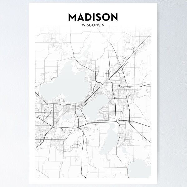 Item preview, Madison, Wisconsin designed and sold by OrtaMaps.